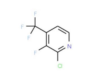 2-Chloro-3-fluoro-4-(trifluoromethyl)pyridine (CAS 628692-22-8) - chemical structure image