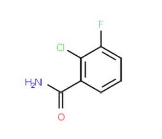 2-Chloro-3-fluorobenzamide - chemical structure image