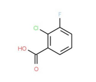 2-Chloro-3-fluorobenzoic acid (CAS 102940-86-3) - chemical structure image