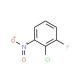 2-Chloro-3-fluoronitrobenzene (CAS 21397-07-9) - chemical structure image