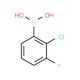 2-Chloro-3-fluorophenylboronic acid (CAS 871329-52-1) - chemical structure image