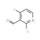 2-Chloro-3-formyl-4-iodopyridine (CAS 153034-90-3) - chemical structure image