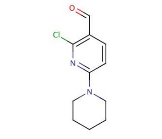 2-Chloro-3-formyl-6-N-piperidinyl-pyridine - chemical structure image