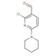 2-Chloro-3-formyl-6-N-piperidinyl-pyridine - chemical structure image