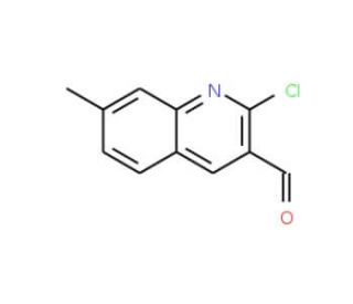 2-Chloro-3-formyl-7-methylquinoline (CAS 68236-21-5) - chemical structure image