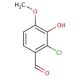 2-Chloro-3-hydroxy-4-methoxybenzaldehyde (CAS 37687-57-3) - chemical structure image
