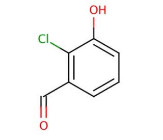 2-Chloro-3-hydroxybenzaldehyde (CAS 56962-10-8) - chemical structure image