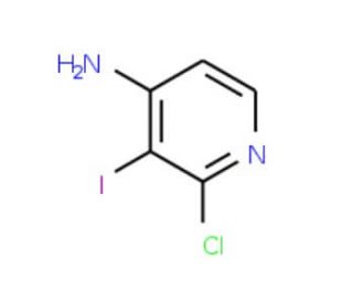2-Chloro-3-iodopyridin-4-amine (CAS 909036-46-0) - chemical structure image