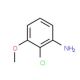 2-Chloro-3-methoxyaniline (CAS 113206-03-4) - chemical structure image