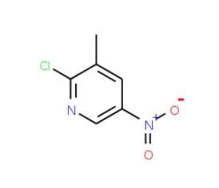 2-Chloro-3-methyl-5-nitropyridine (CAS 22280-56-4) - chemical structure image