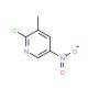 2-Chloro-3-methyl-5-nitropyridine (CAS 22280-56-4) - chemical structure image