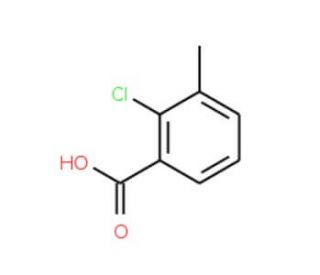 2-Chloro-3-methylbenzoic acid (CAS 15068-35-6) - chemical structure image