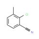 2-Chloro-3-methylbenzonitrile (CAS 15013-71-5) - chemical structure image