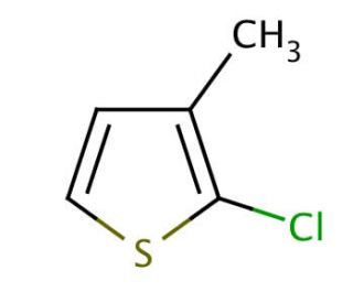 2-Chloro-3-methylthiophene (CAS 14345-97-2) - chemical structure image