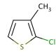 2-Chloro-3-methylthiophene (CAS 14345-97-2) - chemical structure image