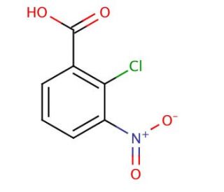 2-Chloro-3-nitrobenzoic acid (CAS 3970-35-2) - chemical structure image