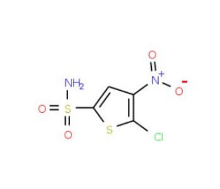 2-Chloro-3-nitrothiophene-5-sulfonamide (CAS 61714-46-3) - chemical structure image