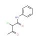 2-Chloro-3-oxo-N-phenylbutanamide (CAS 31844-92-5) - chemical structure image
