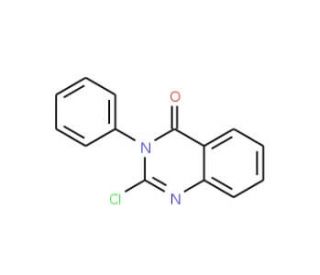 2-chloro-3-phenylquinazolin-4(3H)-one (CAS 727-62-8) - chemical structure image