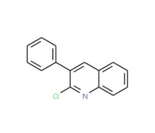 2-Chloro-3-phenylquinoline (CAS 2859-30-5) - chemical structure image