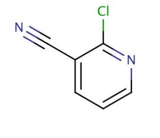 2-Chloro-3-pyridinecarbonitrile (CAS 6602-54-6) - chemical structure image
