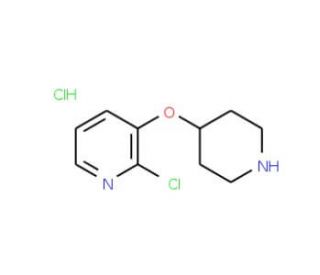 2-Chloro-3-pyridinyl 4-piperidinyl etherhydrochloride - chemical structure image