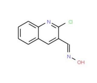 2-Chloro-3-quinolinecarbaldehyde oxime (CAS 93299-49-1) - chemical structure image
