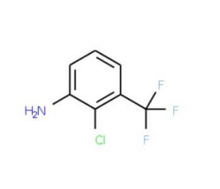 2-Chloro-3-(trifluoromethyl)aniline (CAS 62476-58-8) - chemical structure image