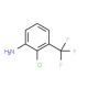 2-Chloro-3-(trifluoromethyl)aniline (CAS 62476-58-8) - chemical structure image