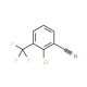 2-Chloro-3-(trifluoromethyl)benzonitrile (CAS 62584-32-1) - chemical structure image