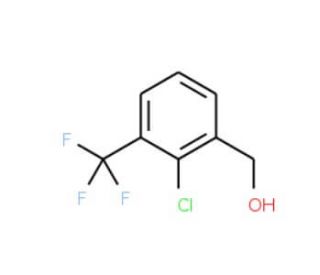 2-Chloro-3-(trifluoromethyl)benzyl alcohol (CAS 261763-20-6) - chemical structure image