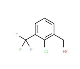 2-Chloro-3-(trifluoromethyl)benzyl bromide (CAS 261763-22-8) - chemical structure image