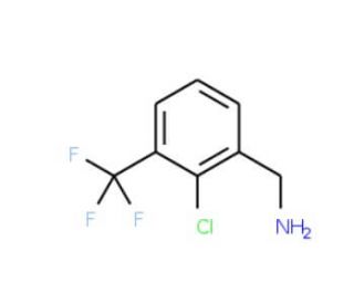 2-Chloro-3-(trifluoromethyl)benzylamine (CAS 39226-96-5) - chemical structure image