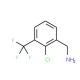 2-Chloro-3-(trifluoromethyl)benzylamine (CAS 39226-96-5) - chemical structure image