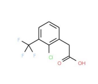 2-Chloro-3-(trifluoromethyl)phenylacetic acid (CAS 22902-84-7) - chemical structure image