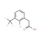 2-Chloro-3-(trifluoromethyl)phenylacetic acid (CAS 22902-84-7) - chemical structure image