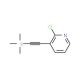 2-Chloro-3-trimethylsilanylethynyl-pyridine (CAS 470463-35-5) - chemical structure image