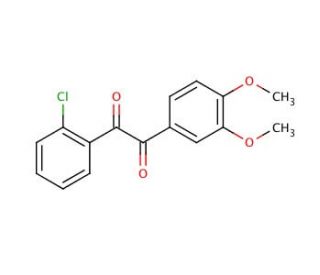 2-Chloro-3&prime;,4&prime;-dimethoxybenzil (CAS 56159-70-7) - chemical structure image