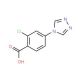 2-Chloro-4-[1,2,4]triazol-4-yl-benzoic acid (CAS 842977-29-1) - chemical structure image
