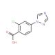 2-Chloro-4-(1H-1,2,4-triazol-1-yl)-benzenecarboxylic acid - chemical structure image