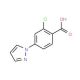 2-Chloro-4-(1H-pyrazol-1-yl)benzenecarboxylic acid - chemical structure image