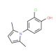 2-Chloro-4-(2,5-dimethyl-1H-pyrrol-1-yl)benzenol - chemical structure image