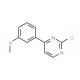 2-Chloro-4-(3-methoxyphenyl)pyrimidine (CAS 499195-50-5) - chemical structure image