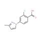 2-Chloro-4-(3-methyl-1H-pyrazol-1-yl)-benzenecarboxylic acid - chemical structure image