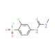 2-Chloro-4-(3-methyl-ureido)-benzenesulfonyl chloride - chemical structure image