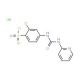 2-Chloro-4-(3-pyridin-2-yl-ureido)-benzenesulfonyl chloride hydrochloride - chemical structure image
