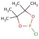 2-Chloro-4,4,5,5-tetramethyl-1,3,2-dioxaphospholane (CAS 14812-59-0) - chemical structure image