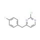 2-Chloro-4-(4-fluorobenzyl)pyrimidine - chemical structure image