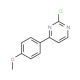 2-Chloro-4-(4-methoxyphenyl)pyrimidine (CAS 75634-04-7) - chemical structure image