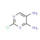 2-Chloro-4,5-diaminopyrimidine (CAS 14631-08-4) - chemical structure image